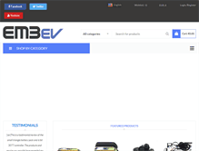 Tablet Screenshot of em3ev.com
